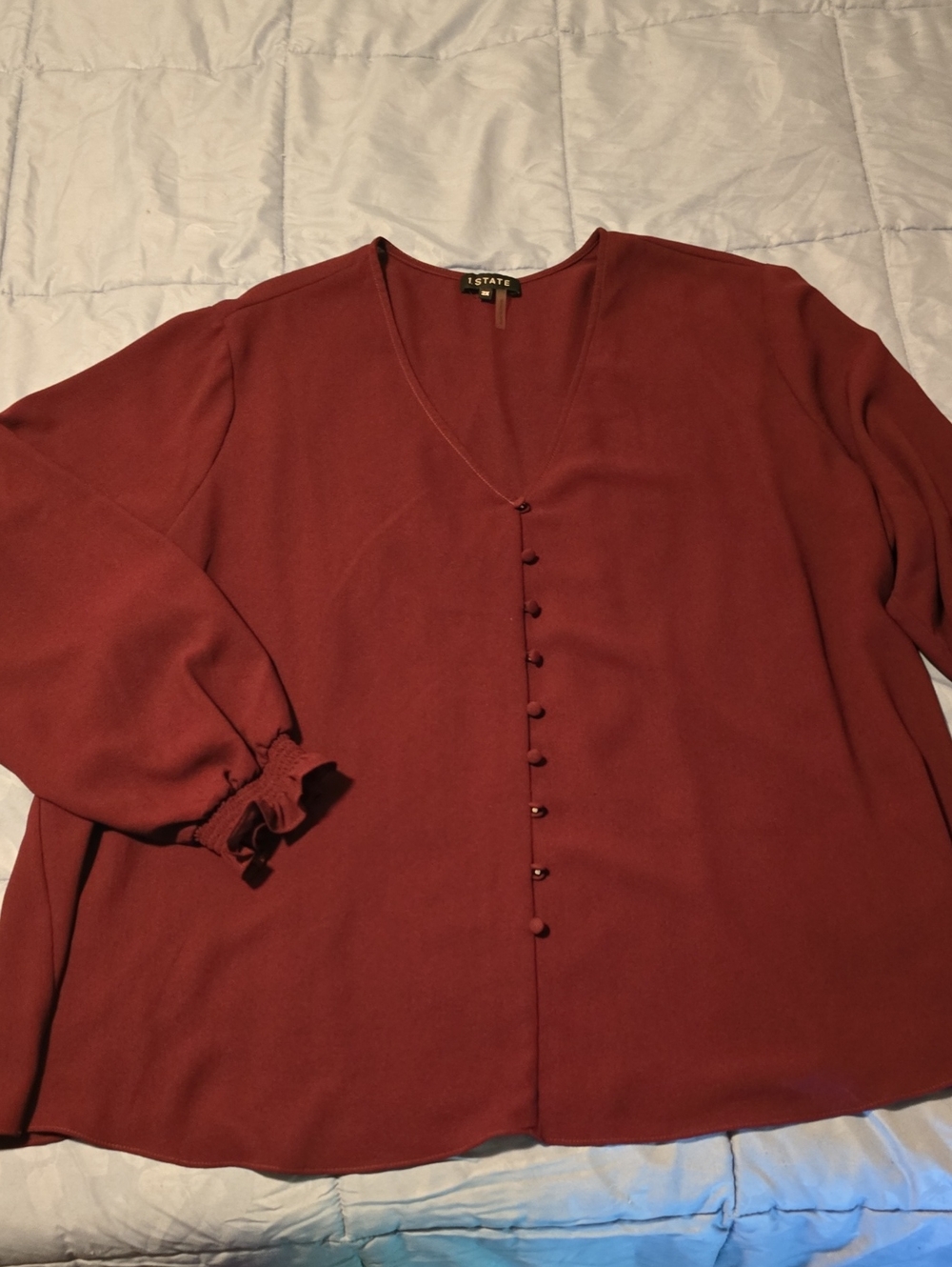 1. State Vneck Long Sleeve 2x